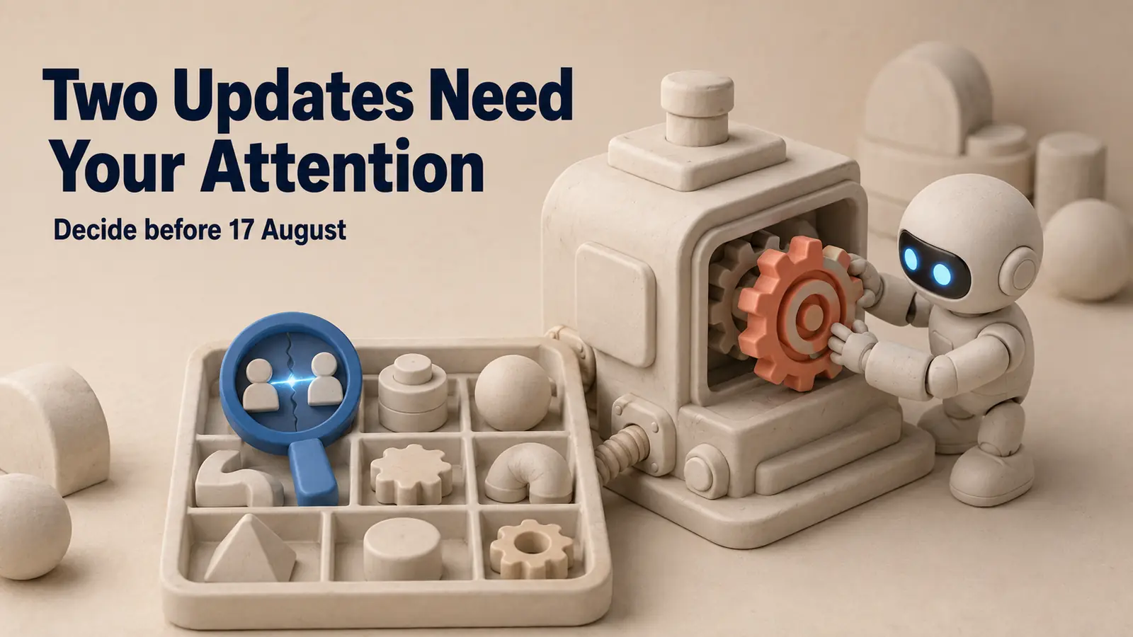 Two updates need your attention
